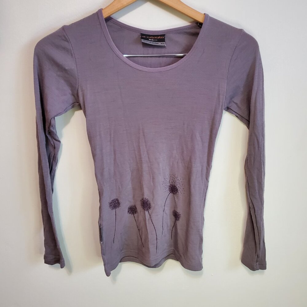 Purple Long Sleeve Top